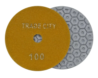 Алмазные гибкие шлифовальные круги Гайка Pads 7-STEP D100 №100 Алмазные гибкие шлифовальные круги Гайка Pads 7-STEP D100 №100