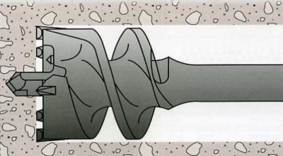 Проломной бур SDS MAX 60x1000мм по бетону